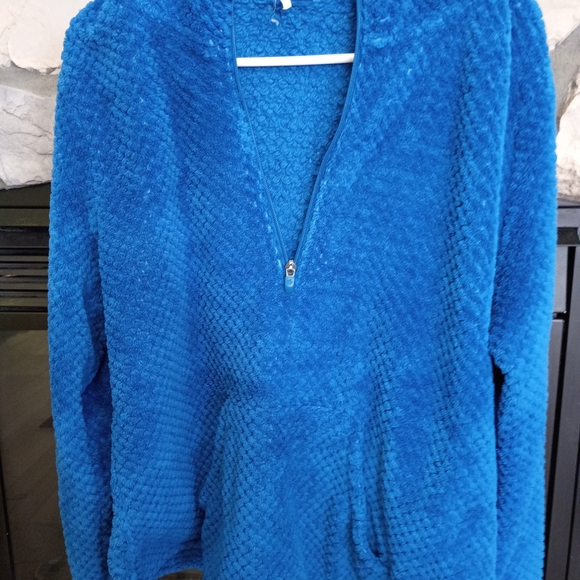 Tek Gear Vibrant Blue Half-Zip Fleece - Picture 3 of 3